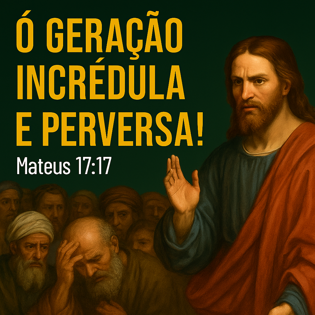 Jesus repreende os discípulos por sua incredulidade, revelando a chave espiritual da cultura do Céu na Terra.