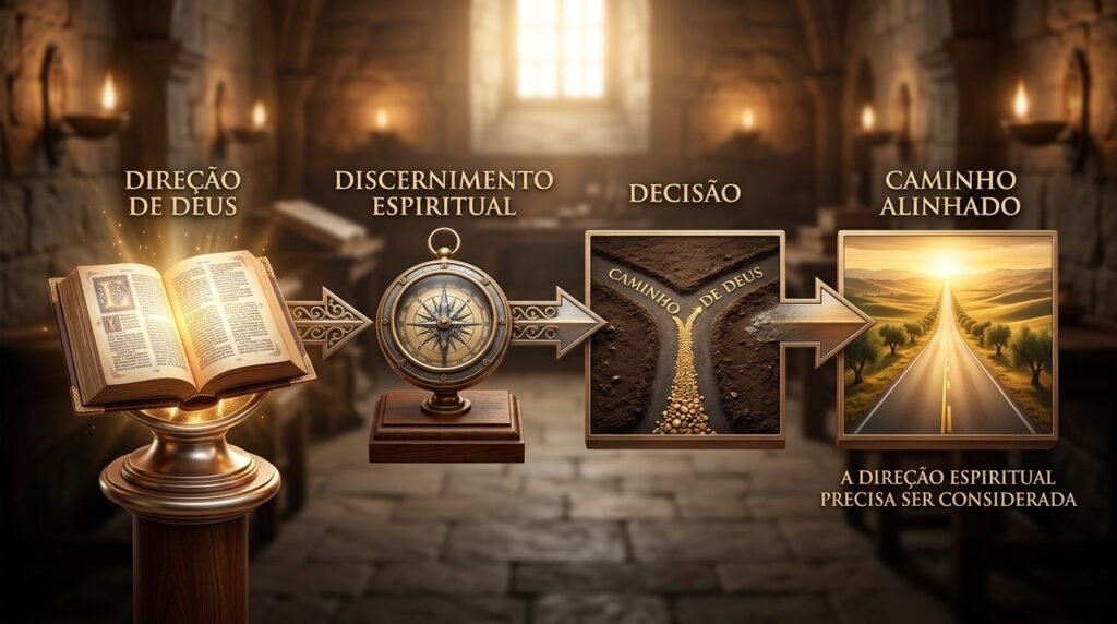 Direção espiritual, discernimento, decisão e caminho alinhado com Deus e a palavra Amós 3:3